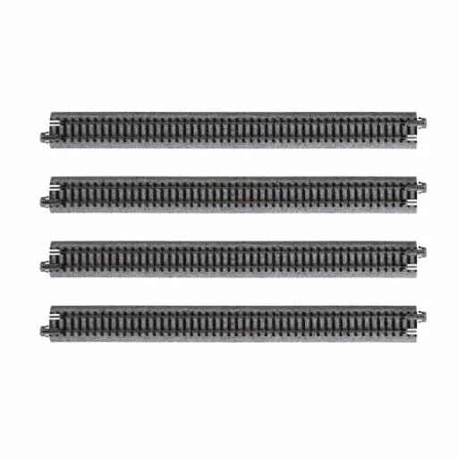 [KAK20-000] 4 rails droits unitrack 248 mm code 80 - Kato K20-000 - N 1/160 - 2R