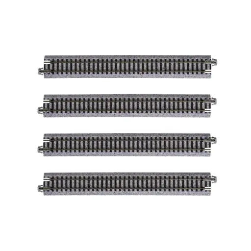 [KAK20-010] 4 Rails droits 186mm - Kato K20-010 - N 1/160 - 2R