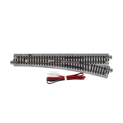 [KAK20-203] Aiguillage électrique à droite 15° unitrack ( EP718-15R ) - Kato K20-203 - N 1/160 - 2R