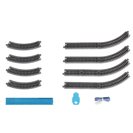 [KAK20-890] Pack de rails courbes unitrack ( CV1 ) - Kato K20-890 - N 1/160 - 2R