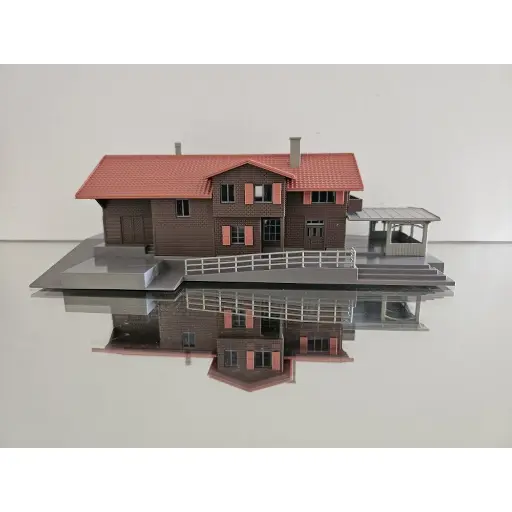 [KAK23-245A] Gare des Alpes Suisses Glacier express - Kato K23-245A - N 1/160