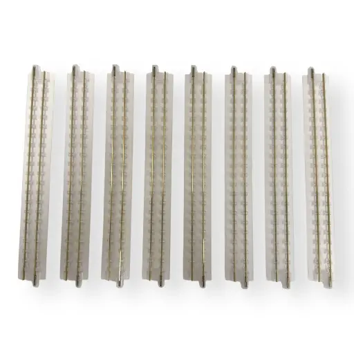 [KAK20-016A] 8 rails droits d'exposition - Kato 20-016A - N 1/160