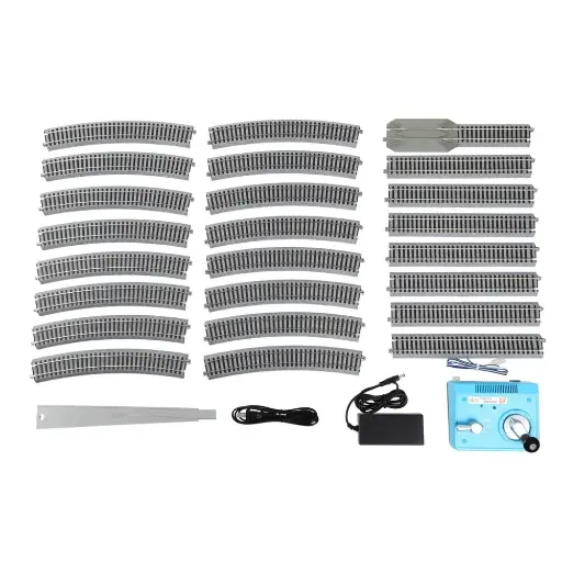 [KA3-105] Coffret maître de pistes sans fin Unitrack (HM1) R670 - Kato 3-105 - HO 1/87