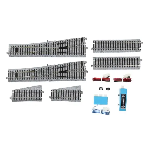 [KA3-114] Ensemble de croisement Unitrack (HV4) - Kato 3-114 - HO 1/87