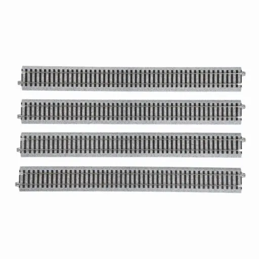 [KA2-180] 4 rails droits 369 mm code 83 - Kato 2-180 - HO 1/87 - 2R