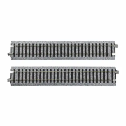 [KA2-160] 2 rails droits Unitrack 227 mm code 83 - Kato 2-160 - HO 1/87 - 2R