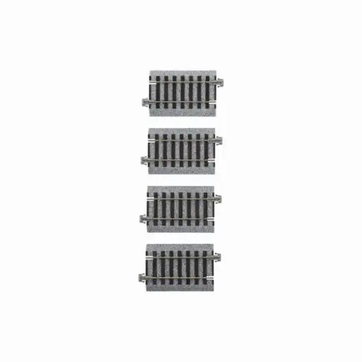 [KA2-105] 4 rails droits Unitrack 60 mm code 83 - Kato 2-105 - HO 1/87 - 2R