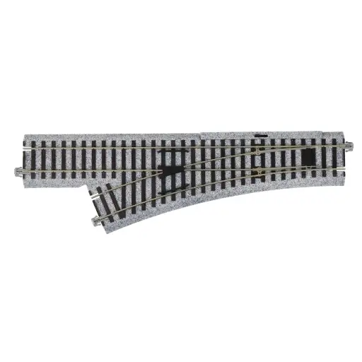[KA2-840] Aiguillage à gauche Unitrack (HP490L) - Kato 2-840 - HO 1/87