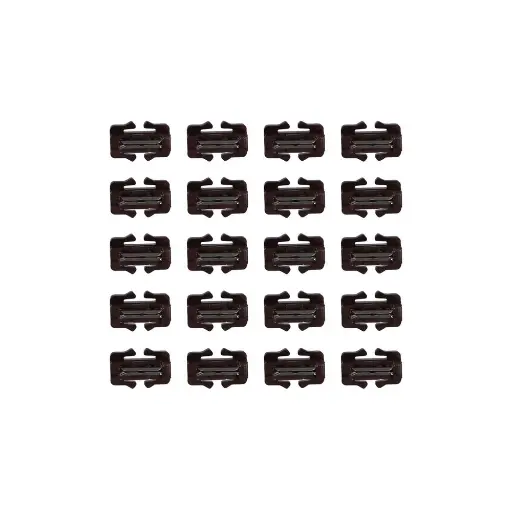 [KA24-819] 20 éclisses Unitrack marron - Kato 24-819 - N 1/160