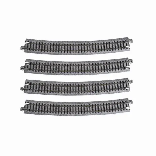 [KA20-150] 4 rails courbes Unitrack 718 mm 15° code 80 - Kato 20-150 - N 1/160 - 2R