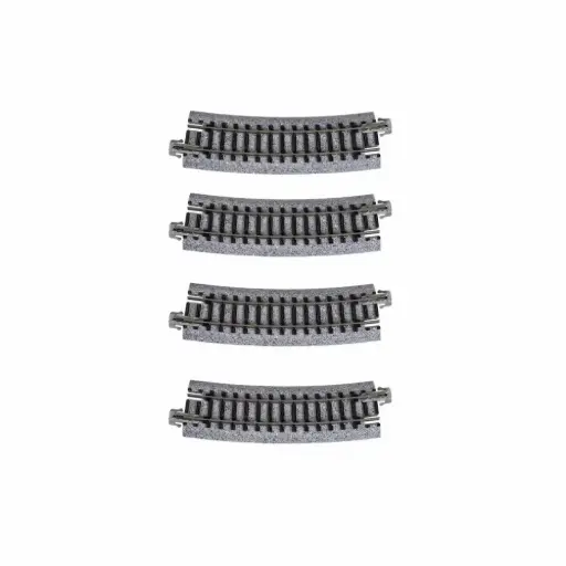 [KA20-121] 4 rails courbes Unitrack 315 mm 15° code 80 - Kato 20-121 - N 1/160 - 2R