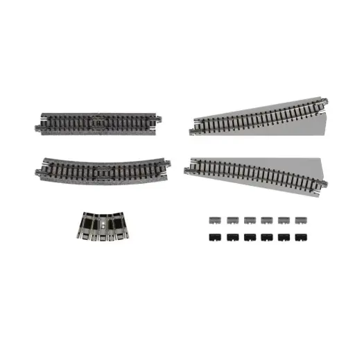 [KA20-286] Kit d'extension de rails courbes pour platine tournante Unitrack - Kato 20-286 - N 1/160 - 2R