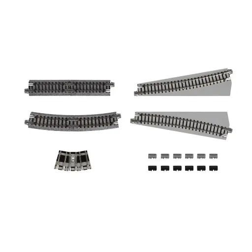[KA20-286] Kit d'extension de rails courbés pour plateau tournant Unitrack - Kato 20-286 - N 1/160