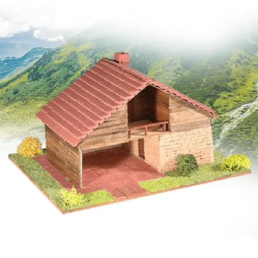 [KE30220] Kit de construction en céramique pour refuge alpin - Keranova 30220 - HO 1/87