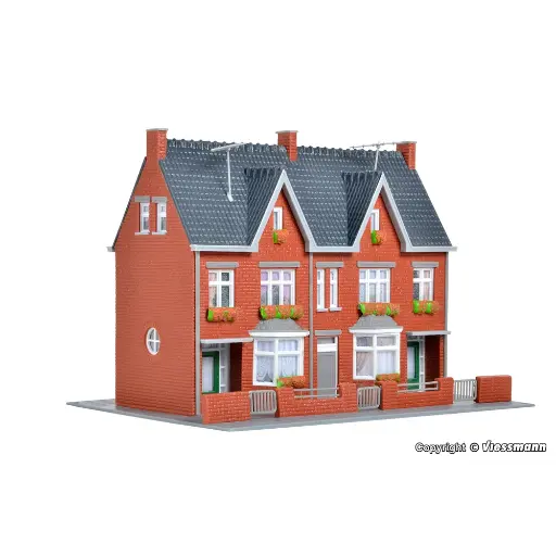 [KI38323] Maison avec balcon Kibri 38323 HO 1/87