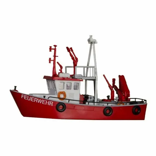[KI39154] Bateau de pompier HO 1/87