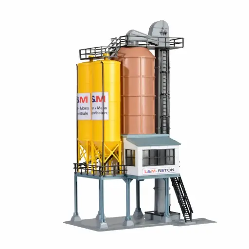 [KI39804] Usine de béton - Kibri 39804 - HO 1/87