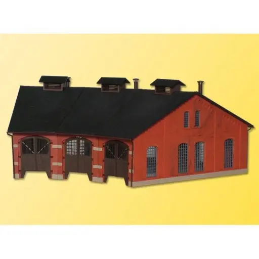 KIBRI HO et O MAQUETTE GRANDE GARE 58cm STATION FERROVIAIRE