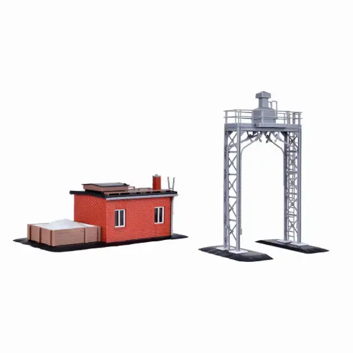 [KI39418] Station de sablage avec bâtiment - Kibri 39418 - HO 1/87