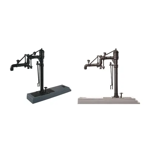 [KI39422] Lot de 2 Pompes à Eau + Robinets Mobiles - Kibri 39422 - HO 1/87