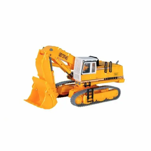 [KI11272] Pelleteuse livrée jaune LIEBHEER 974