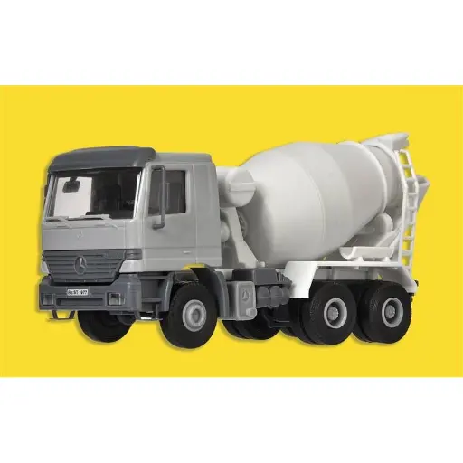 [KI14062] Bétonneuse MB Actros à 3 Essieux - KIBRI 14062 - HO : 1/87