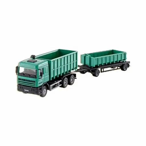 [KI15211] DAF à 3 essieux avec remorque pour conteneurs