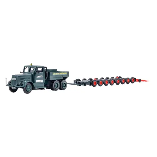 [KI13570] Tracteur KAELBLE avec rouleau compresseur - Kibri 13570 - HO