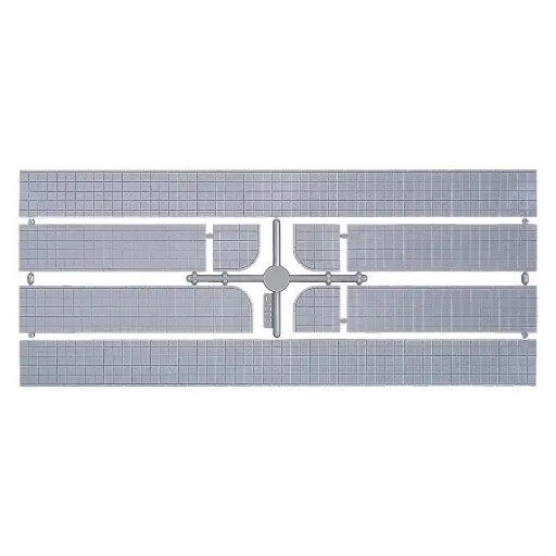 [KI38629] Plaque de trottoir KIBRI 38629 - HO 1/87