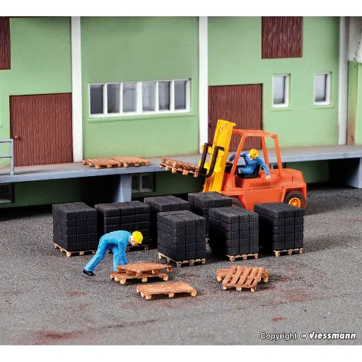 [KI38149] Set de chargement pour cargo - Kibri 38149 - HO 1/87