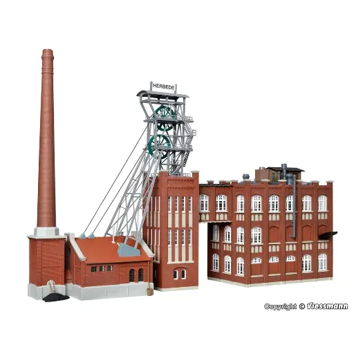 [KI39846] Usine Minière Herbede - KIBRI 39846 Motorisée - HO 1/87 - 600x160x370MM