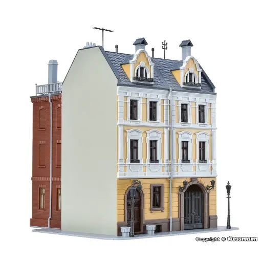 [KI38389] Maison de ville avec extension d'usine KIBRI 38389 - HO 1/87