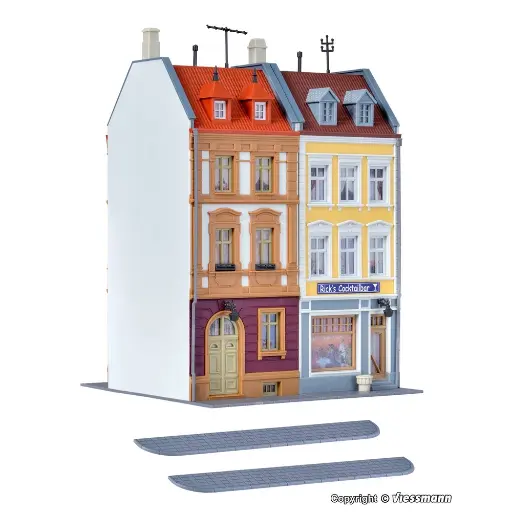 [KI38383] Maison de ville, place du Ball KIBRI 38383 - HO 1/87