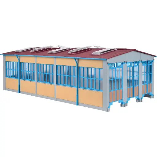 [KI39450] Remise pour 3 locomotives KIBRI 39450 - HO 1/87 - 345 x 200 x 115 mm