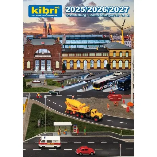 [KI99904] Catalogue 2025 / 2026 / 2027 - Kibri 99904 - en Allemand & Anglais- HO / N / Z