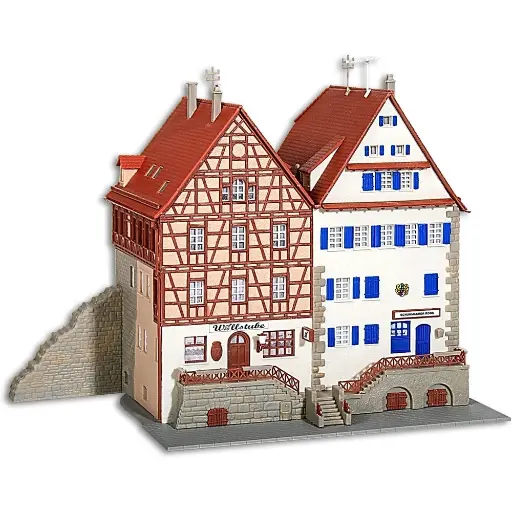 [KI37368] 2 maisons à colombages sur les remparts - Kibri 37368 - N 1/160