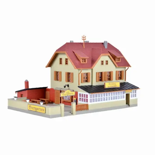 [KI37114] Auberge avec terrasse - Kibri 37114 - N 1/160