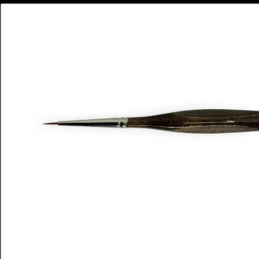 [KO3331-3-0] Pinceau en Poil de Martre Rouge Kolinsky - KOLIBRI 3331/3/0 - Manche laqué N°3/0 - Universelle