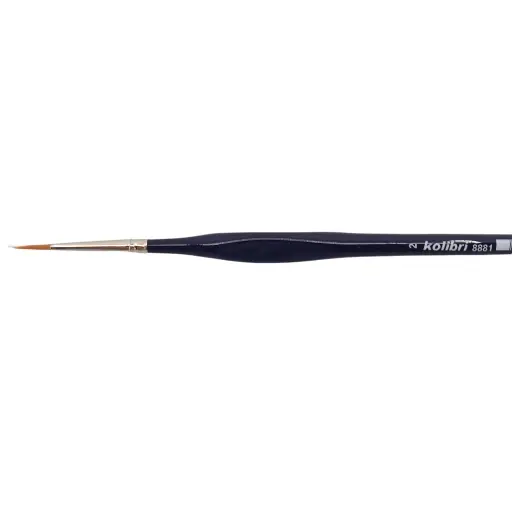 [KO8881-02] Pinceau en poil "Golden synthetic" - Manche Laqué N°02 - KOLIBRI 8881/02