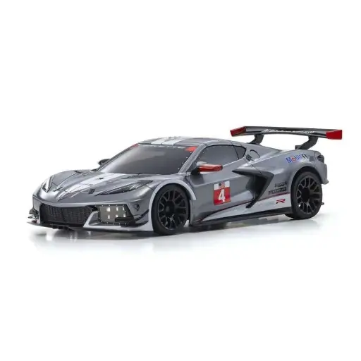 [KYK.32356GMW] Mini-Z MR04 RWD - Corvette C8-R Gun - Metal/White - KIOSHO K.32356GMW - 1/28