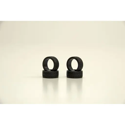 [KYK.MZW37-30] Pneus radiaux Kyosho Mini-Z Racing 30 Shore - Étroit (4) - Kyosho KYK.MZW37-30