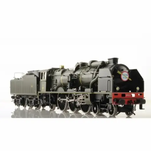 [LEHO-209-7] Locomotive à Vapeur Pacific Chapelon 231E 17 + Tender 37A 83 - Dépôt de Calais - LEMATEC HO-209/7 - SNCF - HO 1/87