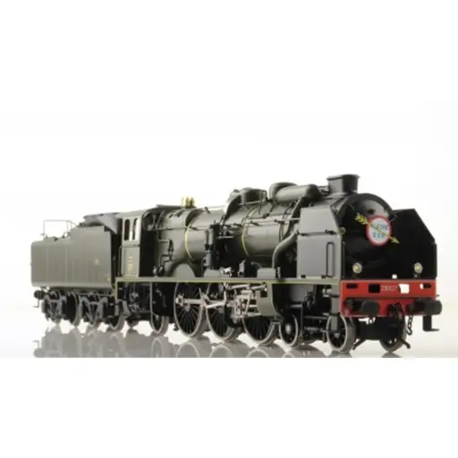 [LEHO-209-7S] Locomotive à Vapeur - Pacific Chapelon - 231E 17 + Tender 37A 83 - Dépôt de Calais - Lematec HO-209/7S - SNCF - Vert et Noir - HO 1/87