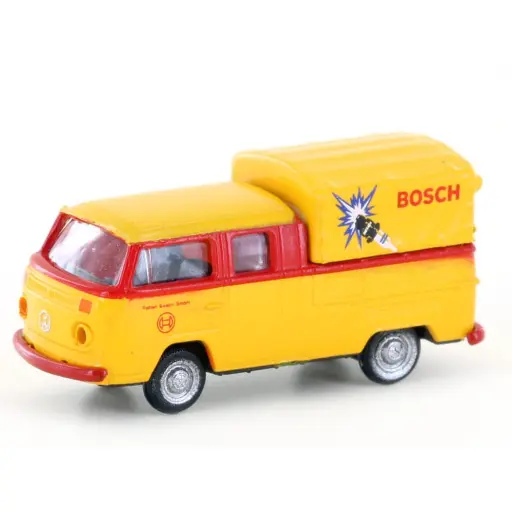 [LC3953] Voiture VW T2 DoKa - jaune Bosch - LEMKE 3953 - N 1/160 -