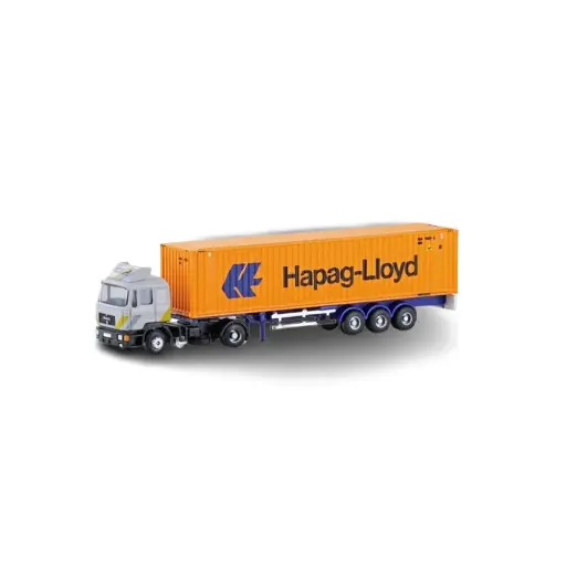 [LC4068] Camion porte-conteneur Man F90 Hapag-Lloyd - Lemke 4068 - N 1/160