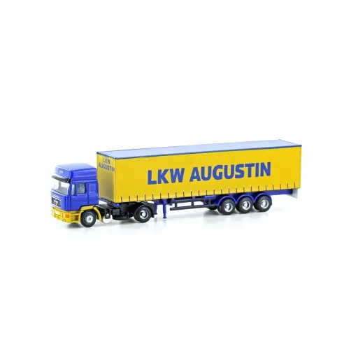 [LC4069] Semi Remorque Bâchée - MAN F90 AUGUSTIN - LEMKE 4069 - N : 1/160