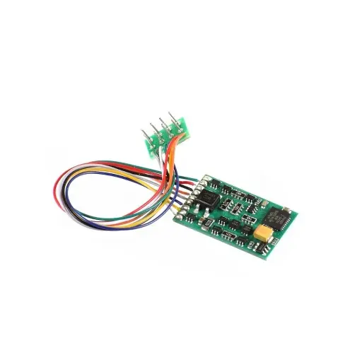 [LE10231-02] Décodeur STANDARD+ V2 avec fils Lenz 10231-02 - Fiche NEM 652 - 8 broches