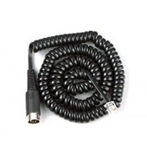 [LE80006] Câble spirale Xpressnet prise téléphone ronde et RJ45