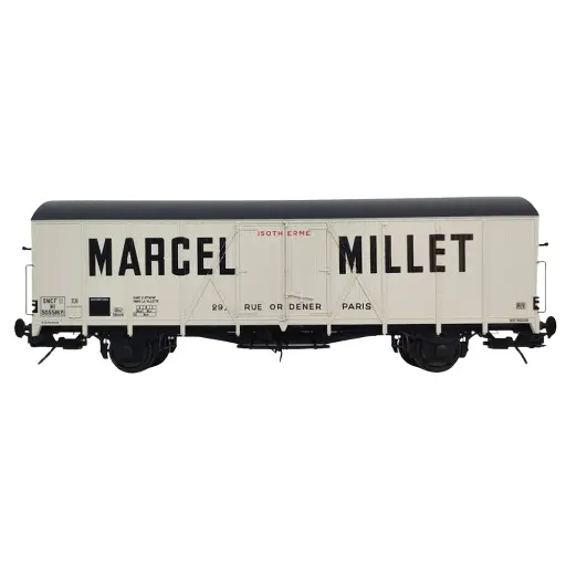 [LE42224-30] Wagon frigorifique Marcel Millet - Lenz 42224-30 - 0 1/43 - SNCF - Ep III - 2R