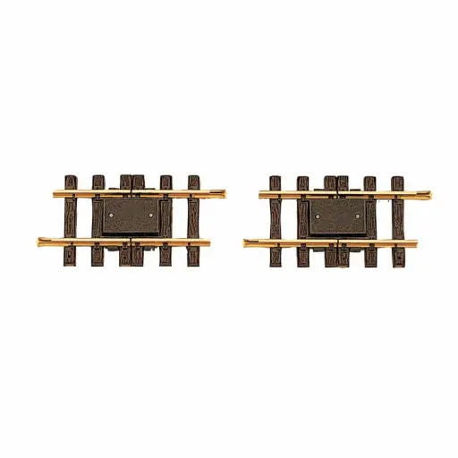 [LG10151] 2 rails droits pour boucle de retournement 150 mm code 332 - LGB 10151 - G 1/22,5 - 2R